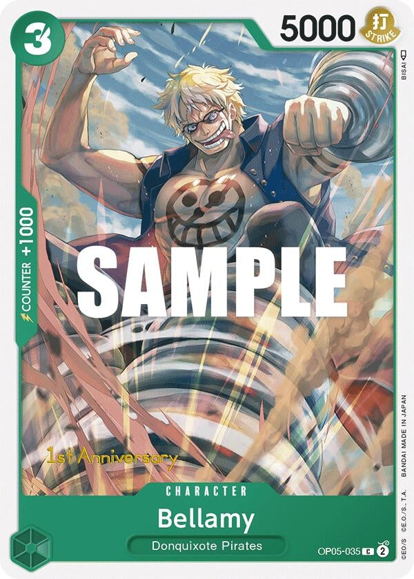 Image for Bellamy (OP05-035) [Awakening of the New Era: 1st Anniversary Tournament Cards] - One Piece Card Game
