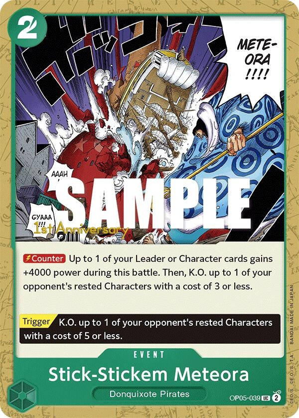 Image for Stick-Stickem Meteora (OP05-039) [Awakening of the New Era: 1st Anniversary Tournament Cards] - One Piece Card Game