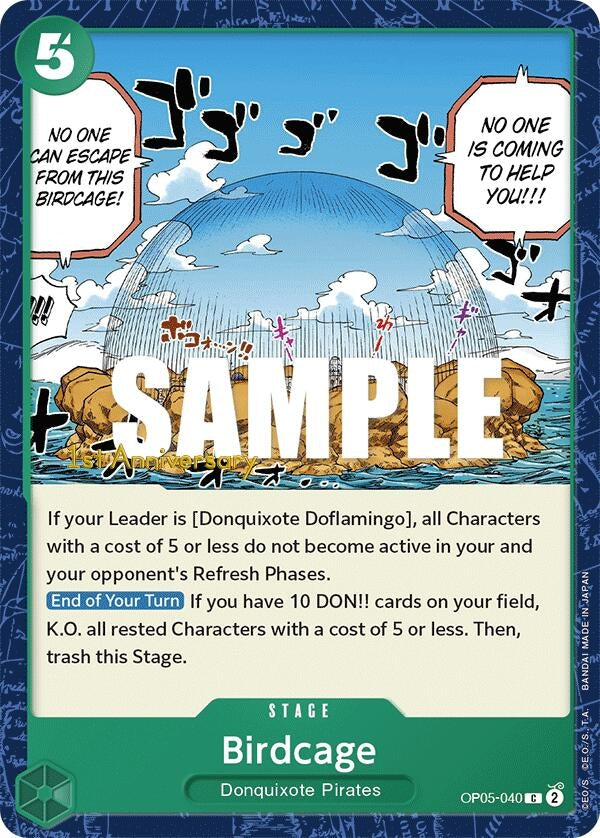 Image for Birdcage (OP05-040) [Awakening of the New Era: 1st Anniversary Tournament Cards] - One Piece Card Game