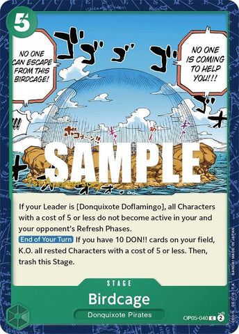 Image for Birdcage (OP05-040) [Awakening of the New Era: 1st Anniversary Tournament Cards] - One Piece Card Game