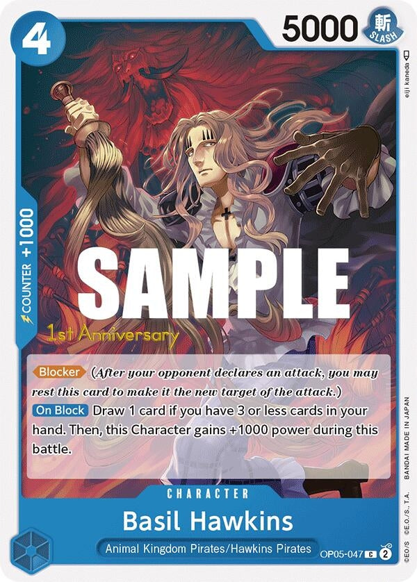 Image for Basil Hawkins (OP05-047) [Awakening of the New Era: 1st Anniversary Tournament Cards] - One Piece Card Game