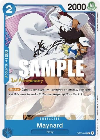 Image for Maynard (OP05-052) [Awakening of the New Era: 1st Anniversary Tournament Cards] - One Piece Card Game