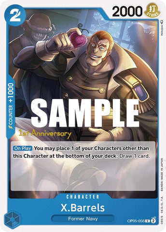 X.Barrels (OP05-056) [Awakening of the New Era: 1st Anniversary Tournament Cards]