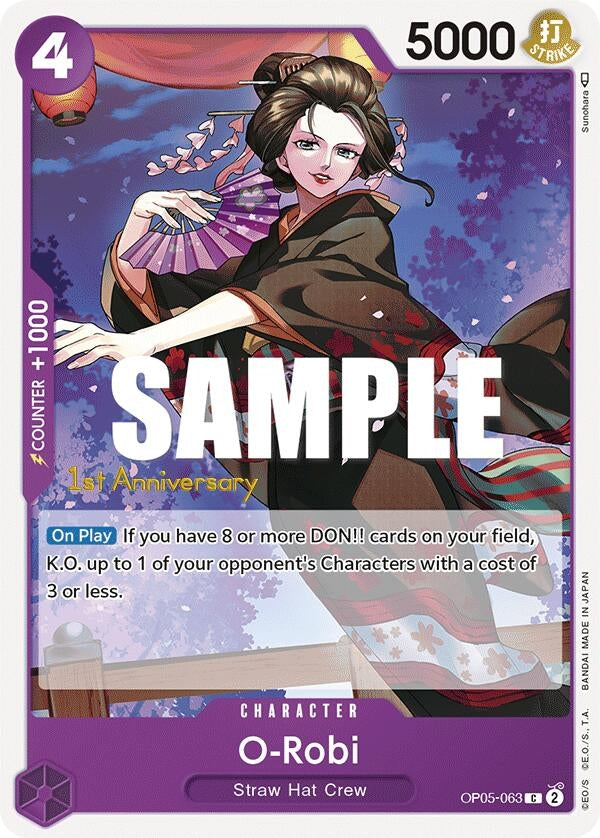 Image for O-Robi (OP05-063) [Awakening of the New Era: 1st Anniversary Tournament Cards] - One Piece Card Game