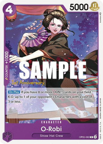 Image for O-Robi (OP05-063) [Awakening of the New Era: 1st Anniversary Tournament Cards] - One Piece Card Game