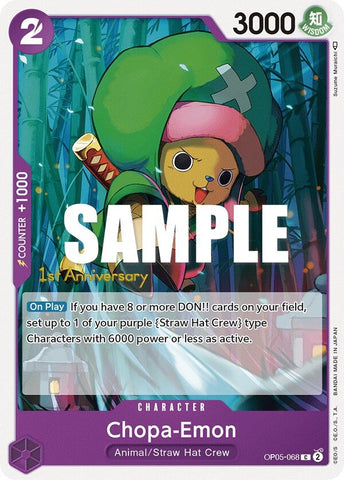 Image for Chopa-Emon (OP05-068) [Awakening of the New Era: 1st Anniversary Tournament Cards] - One Piece Card Game