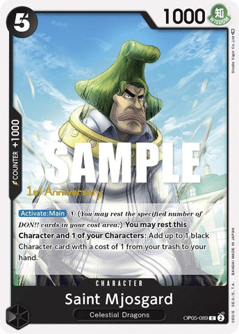 Image for Saint Mjosgard (OP05-089) [Awakening of the New Era: 1st Anniversary Tournament Cards] - One Piece Card Game