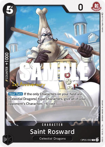 Saint Rosward (OP05-092) [Awakening of the New Era: 1st Anniversary Tournament Cards]