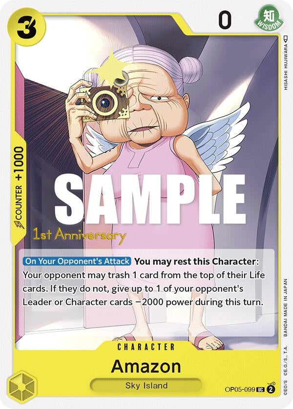 Image for Amazon (OP05-099) [Awakening of the New Era: 1st Anniversary Tournament Cards] - One Piece Card Game