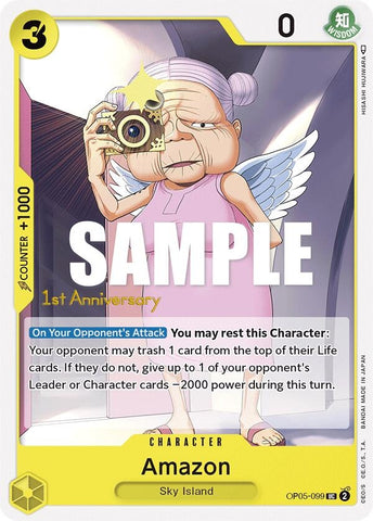Image for Amazon (OP05-099) [Awakening of the New Era: 1st Anniversary Tournament Cards] - One Piece Card Game