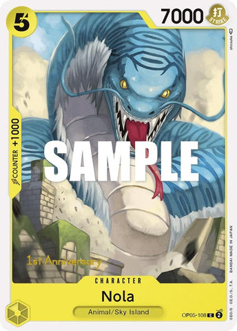 Image for Nola (OP05-108) [Awakening of the New Era: 1st Anniversary Tournament Cards] - One Piece Card Game