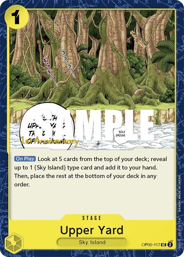 Image for Upper Yard (OP05-117) [Awakening of the New Era: 1st Anniversary Tournament Cards] - One Piece Card Game