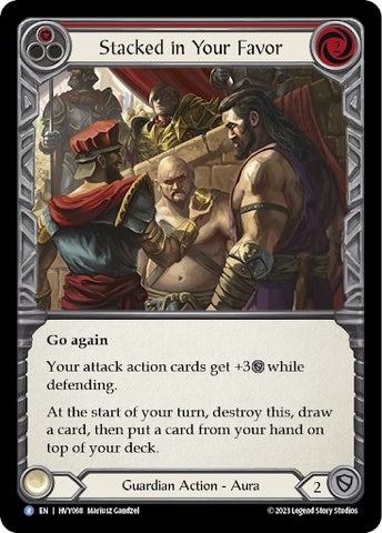 Stacked in Your Favor (Red) [HVY068] [Heavy Hitters]