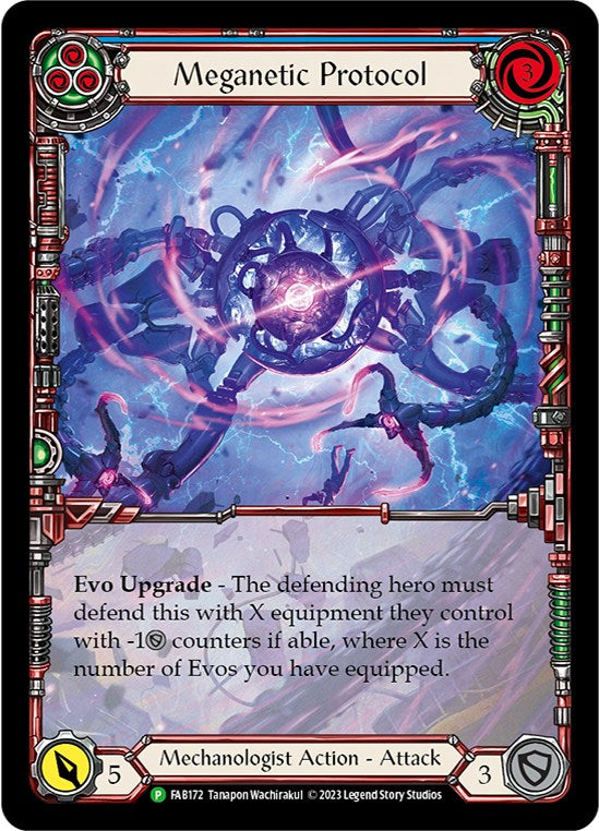 Meganetic Protocol [FAB172] (Promo) Rainbow Foil