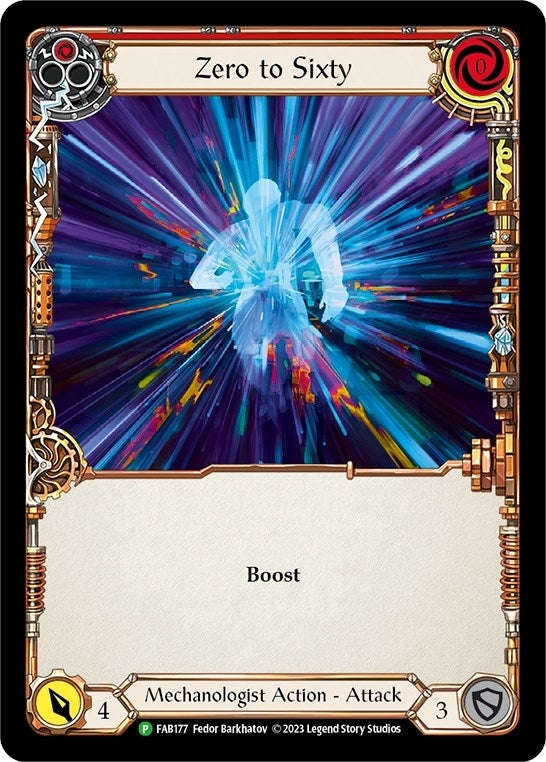 Zero to Sixty (Red) [FAB177] (Promo) Rainbow Foil