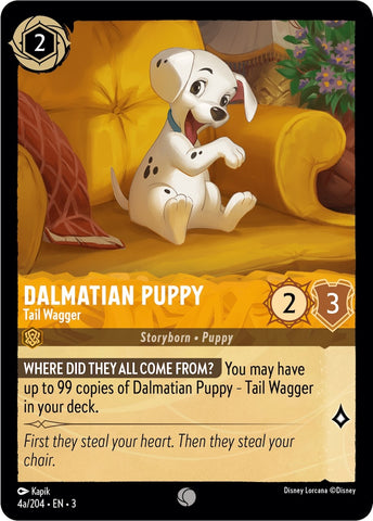 Dalmatian Puppy - Tail Wagger (4a/204) [Into the Inklands]