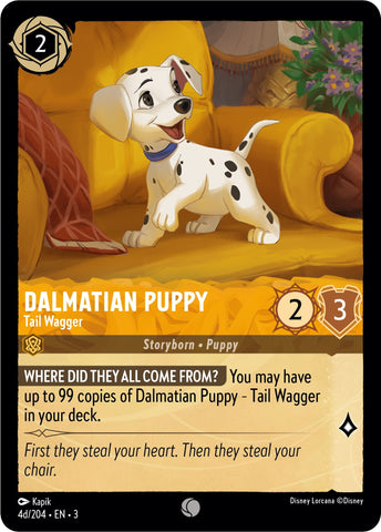 Dalmatian Puppy - Tail Wagger (4d/204) [Into the Inklands]