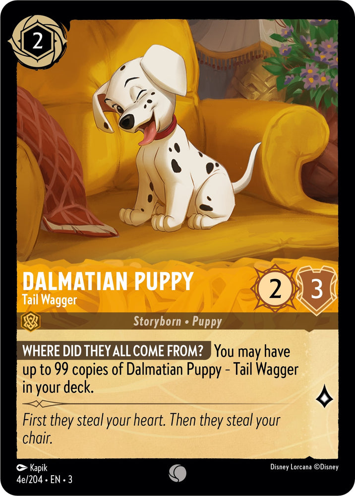 Dalmatian Puppy - Tail Wagger (4e/204) [Into the Inklands]