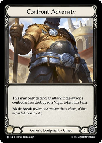 Confront Adversity [HVY199] (Heavy Hitters) Cold Foil