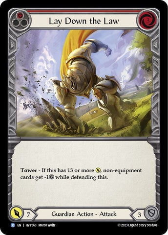 Lay Down the Law [HVY063] (Heavy Hitters) Rainbow Foil