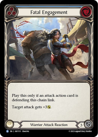 Fatal Engagement (Blue) [HVY111] (Heavy Hitters) Rainbow Foil