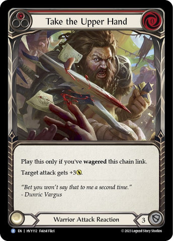 Take the Upper Hand (Red) [HVY112] (Heavy Hitters)