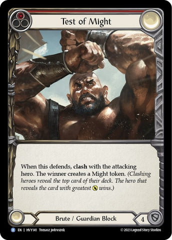 Test of Might [HVY141] (Heavy Hitters) Rainbow Foil