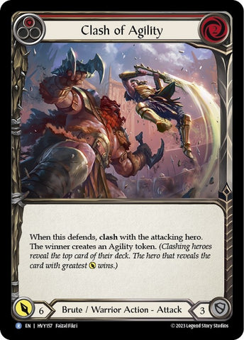 Clash of Agility (Red) [HVY157] (Heavy Hitters) Rainbow Foil