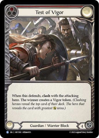 Test of Vigor [HVY182] (Heavy Hitters) Rainbow Foil