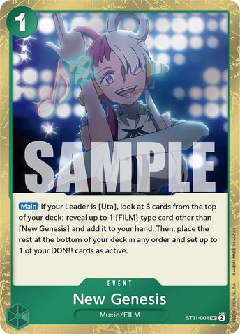 New Genesis (ST11-004) [Starter Deck: Uta]