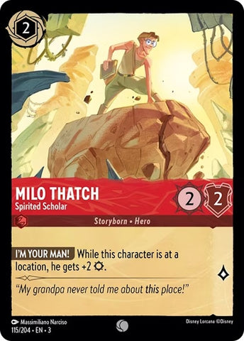 Image for Milo Thatch (115/204) [Into the Inklands]