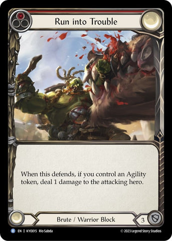 Run into Trouble (Red) [KYO015] [Heavy Hitters Kayo Blitz Deck]