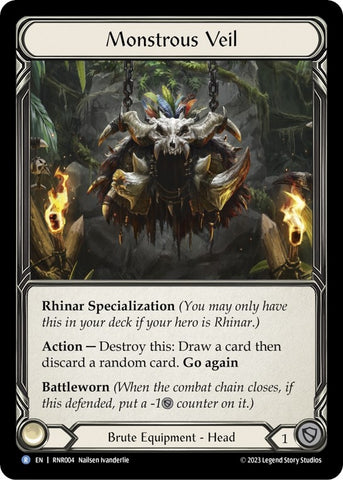Monstrous Veil [RNR004] [Rhinar Hero Deck]