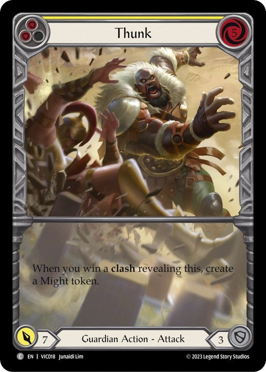 Thunk (Yellow) [VIC018] [Heavy Hitters Victor Blitz Deck]