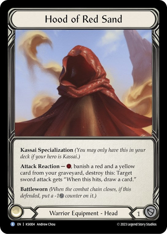 Hood of the Red Sand [KSI004] [Heavy Hitters Kassai Blitz Deck]