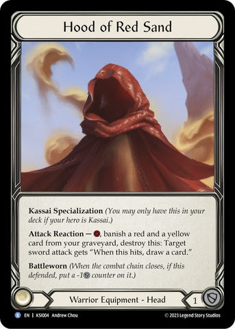 Hood of the Red Sand [KSI004] [Heavy Hitters Kassai Blitz Deck]