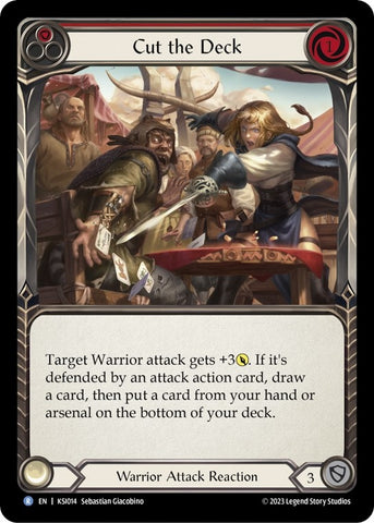 Cut the Deck (Red) [KSI014] [Heavy Hitters Kassai Blitz Deck]
