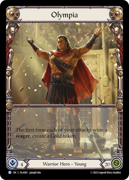 Olympia [OLA001] (Heavy Hitters Olympia Blitz Deck) Rainbow Foil