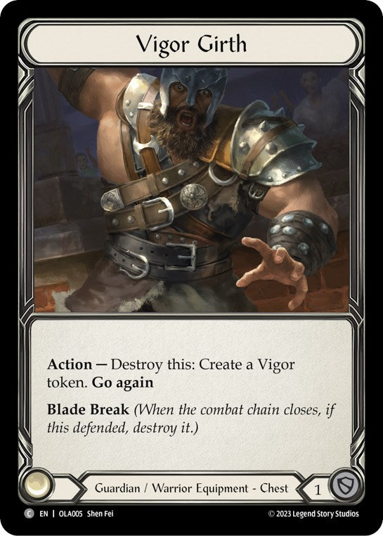 Vigor Girth [OLA005] [Heavy Hitters Olympia Blitz Deck]