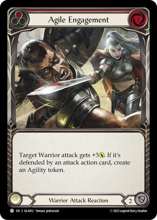 Agile Engagement (Red) [OLA012] [Heavy Hitters Olympia Blitz Deck]