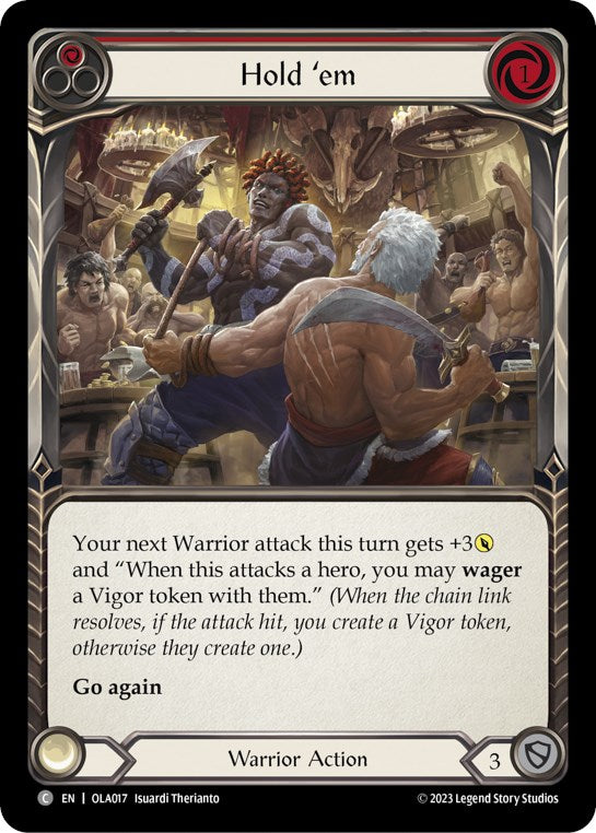 Hold 'em (Red) [OLA017] [Heavy Hitters Olympia Blitz Deck]