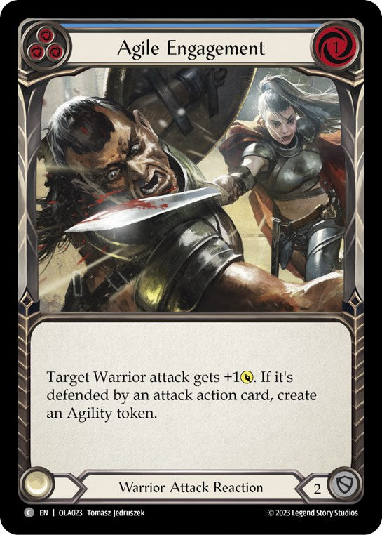 Agile Engagement (Blue) [OLA023] [Heavy Hitters Olympia Blitz Deck]