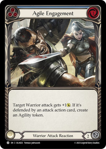 Agile Engagement (Blue) [OLA023] [Heavy Hitters Olympia Blitz Deck]
