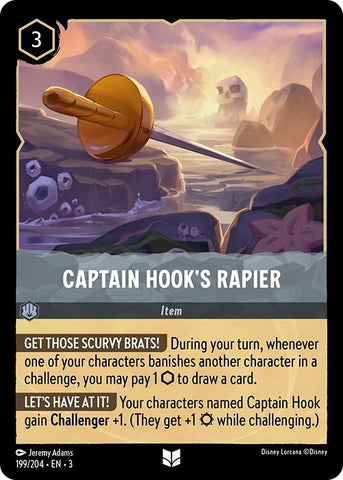 Image for Captain Hook's Rapier (199/204) [Into the Inklands]