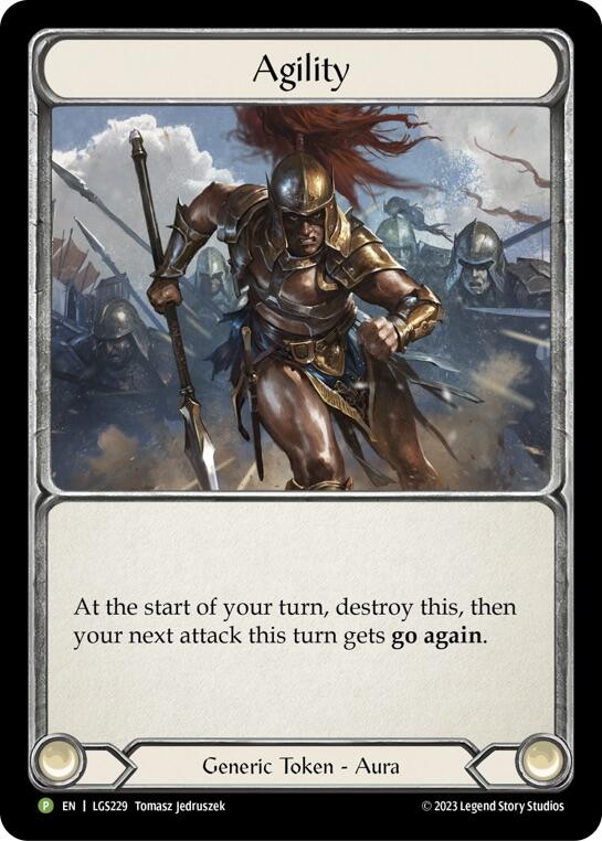 Agility // Gold [LGS229] (Promo) Rainbow Foil