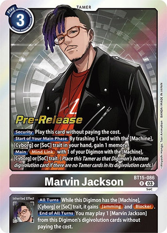 Marvin Jackson [BT15-086] [Exceed Apocalypse Pre-Release Cards]