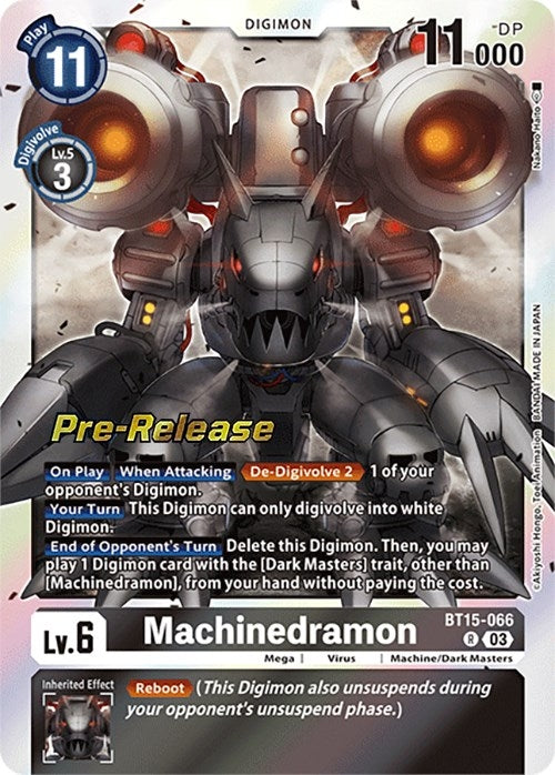Machinedramon [BT15-066] [Exceed Apocalypse Pre-Release Cards]