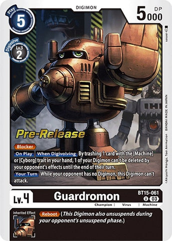 Guardromon [BT15-061] [Exceed Apocalypse Pre-Release Cards]