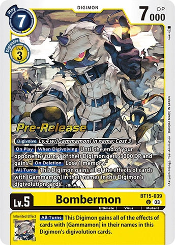 Bombermon [BT15-039] [Exceed Apocalypse Pre-Release Cards]