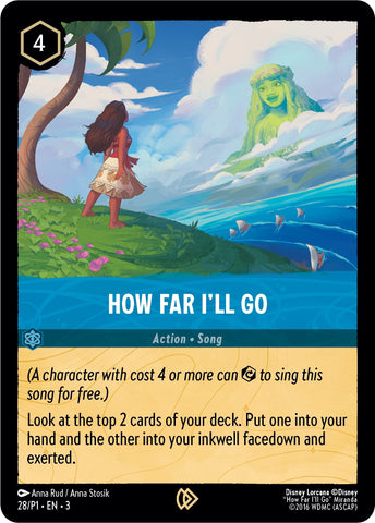 How Far I'll Go (28) [Disney Lorcana Promo Cards]